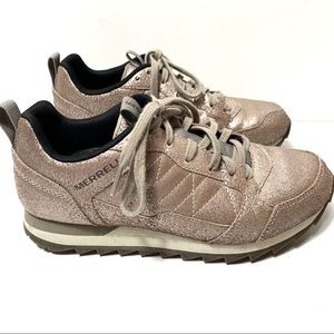 Merrell Alpine Metallic Bronze Sneakers Size 7